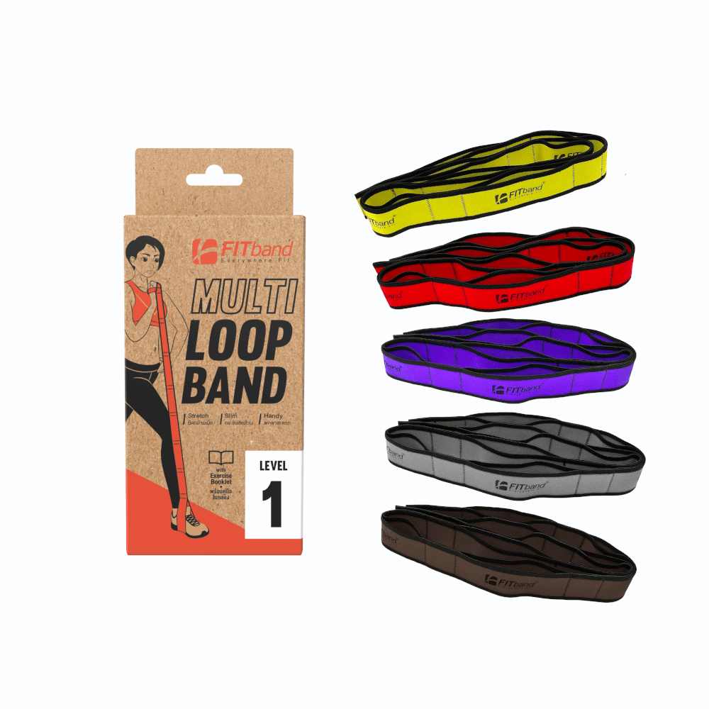 ยางยืดออกกำลังกาย FITBAND แบบ 9 ห่วง ระดับ 5 แรงต้าน 11.0 กิโลกรัม_3